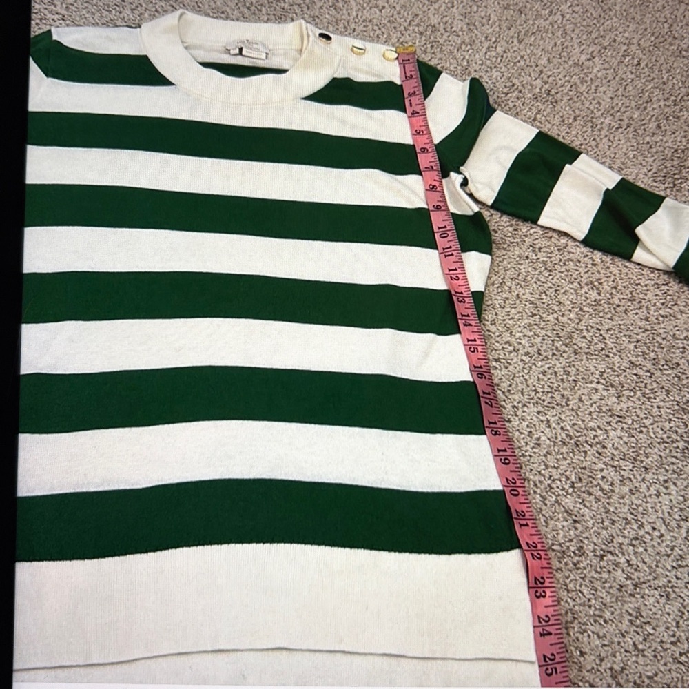 Kate Spade Green Rugby Stripe Sweater, XS - Picture 10 of 11